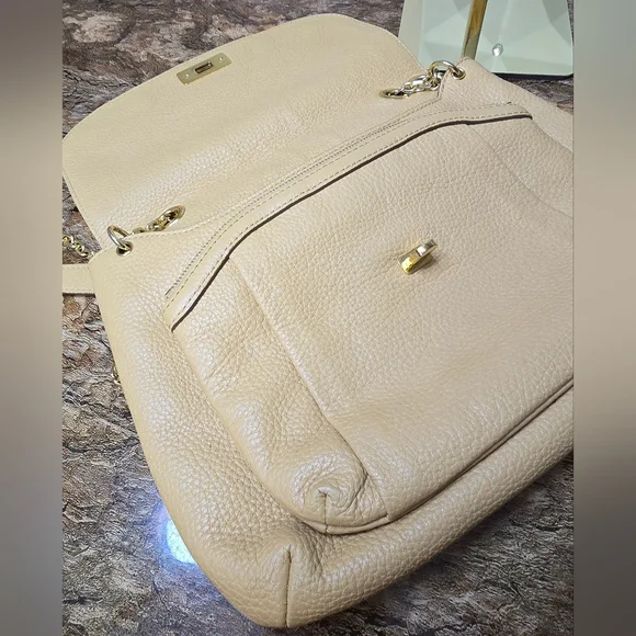 MCM Beige Leather Shoulder Bag - Picture 12 of 15